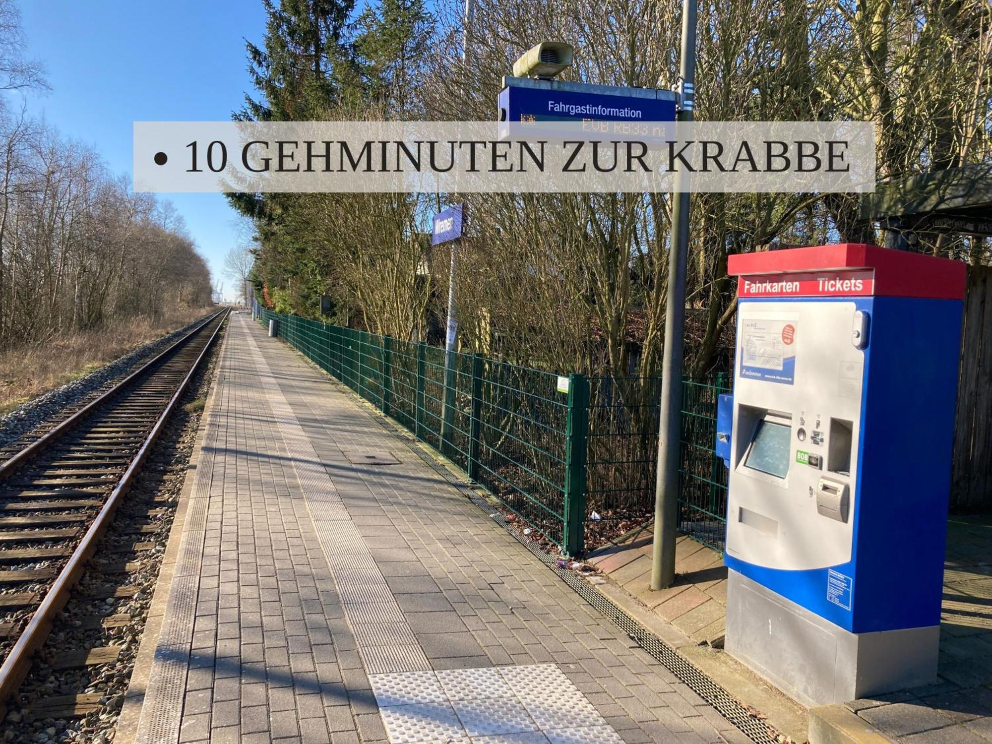 Haus Krabbe, Apartment 10, Naehe Bremerhaven, Fuer 1-2 Personen, 2 Schlafzimmer, Einzelbetten, Zweite Etage, Zentral Gelegen, Bis Zu 2 Hunden Kostenfrei Willkommen Wremen Zewnętrze zdjęcie